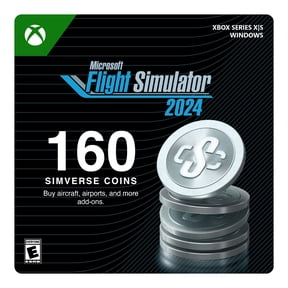 Microsoft Flight Simulator 2024 - 160 Simverse Coins - Xbox One, Xbox Series X|S, Windows 10 [Digital]