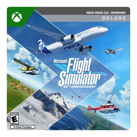 Microsoft Flight Simulator 40th Anniversary Deluxe Edition - Xbox Series X|S, Windows 10 [Digital]