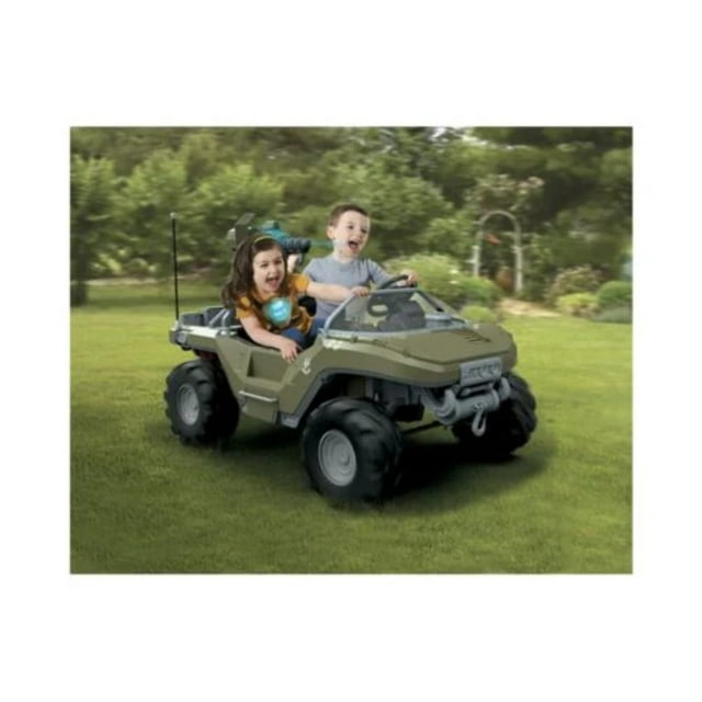 Microsoft Halo Warthog Ride-On Toy with Laser Tag Blaster and Vest