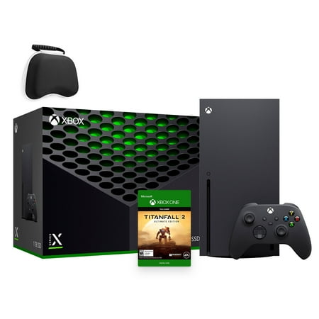 Microsoft Latest Xbox Series X Gaming Console Bundle - 1TB SSD Black Xbox Console and Wireless Controller with Titanfall 2 and Mytrix Controller Protective Case