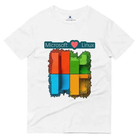 Microsoft Love Linux T-Shirt