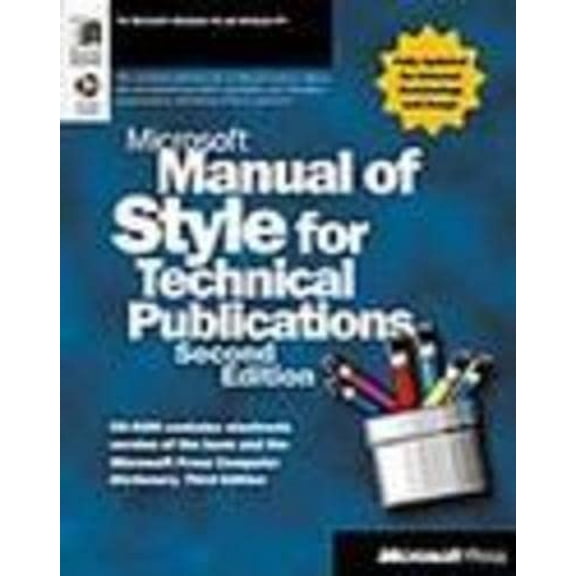 Pre-Owned Microsoft Manual Of Style For Technical Publications (Second Edition) (Paperback) 1572318902 9781572318908