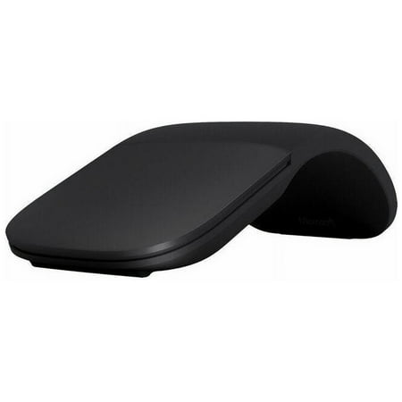 Microsoft - Surface Arc Bluetooth BlueTrack Ambidextrous Mouse - Wireless - Black