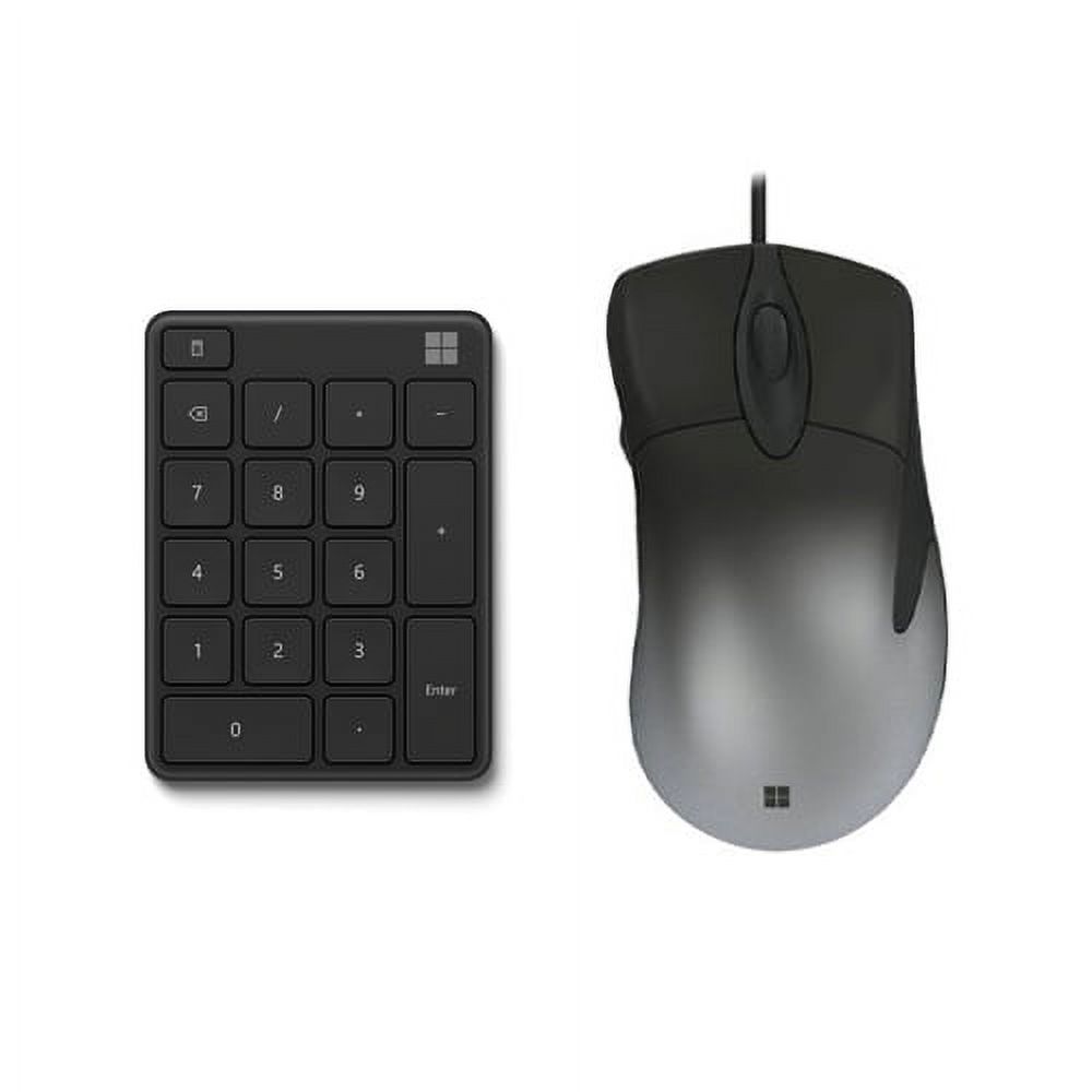 Microsoft Number Pad Matte Black + Microsoft Classic Intellimouse 3.0 Bluetooth 5.0