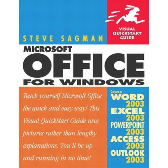 Pre-Owned Microsoft Office 2003 for Windows Visual QuickStart Guide by Stephen W. Sagman; Gail Taylor, (Paperback), COMPUTERS / Enterprise Applications / General, English