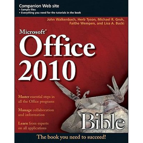 Pre-Owned Microsoft Office 2010 Bible (Paperback) 0470591854 9780470591857