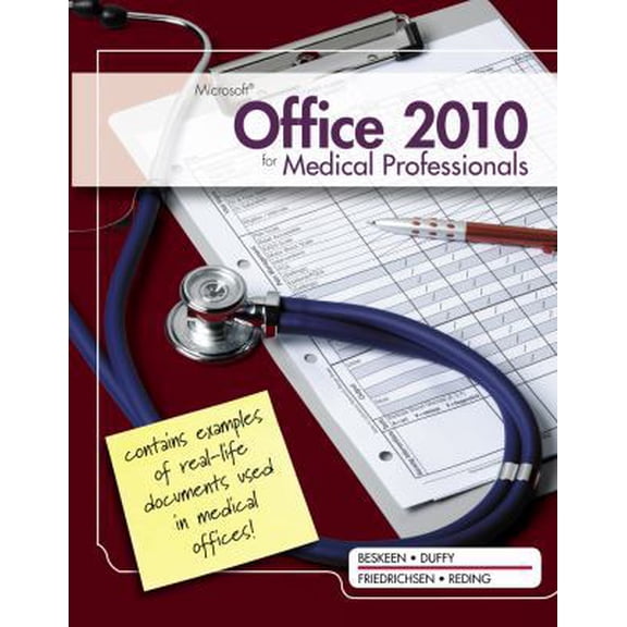 Pre-Owned Microsoft Office 2010 for Medical Professionals (Paperback) 1111820996 9781111820992