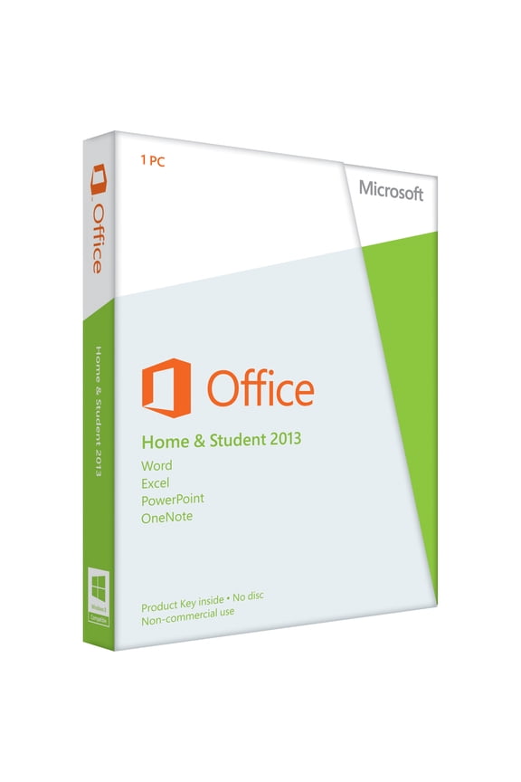 Office 2013 Home and Student, Complete Product, 1 PC, 1 User