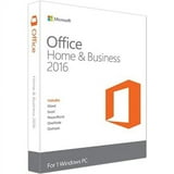 Microsoft Office 2016 Home & Business, Box Pack, 1 License - Walmart.com