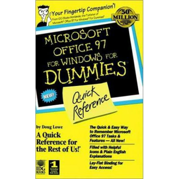 Pre-Owned Microsoft Office 97 For Windows For Dummies: Quick Reference (Paperback) 0764500627 9780764500626