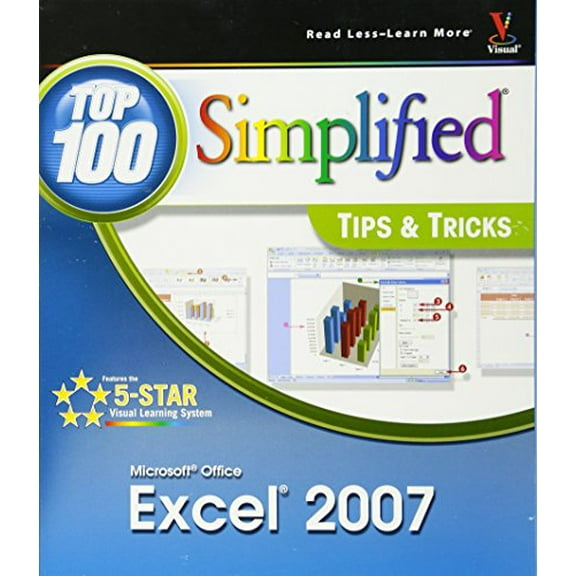 Pre-Owned Microsoft Office Excel 2007: Top 100 Simplified Tips and Tricks (Paperback) 0470126744 9780470126745
