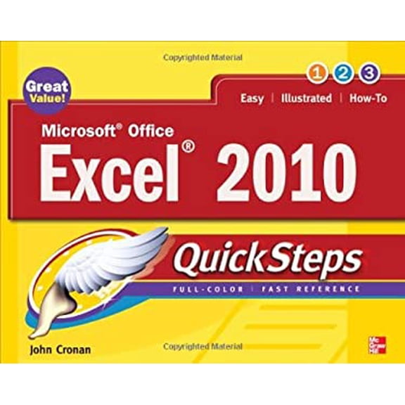 Pre-Owned Microsoft Office Excel 2010 QuickSteps (Paperback) 0071634894 9780071634892