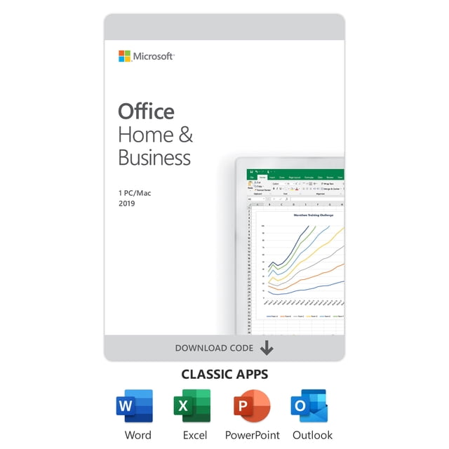 Microsoft Office Home & Business 2019 purchase, 1 device