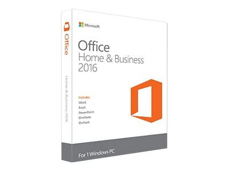 Microsoft Office Home and Business 2016 - Box pack - 1 PC - medialess - Win  - English - North America
