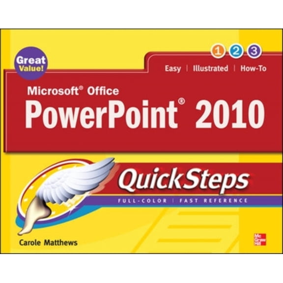 Pre-Owned Microsoft Office PowerPoint 2010 Quicksteps (Paperback) 0071634916 9780071634915
