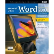 Microsoft Office Word 2003 A Professional Approach, Comprehensive Student Edition W/ CD-ROM Paperback by Deborah Hinkle, Hinkle Deborah