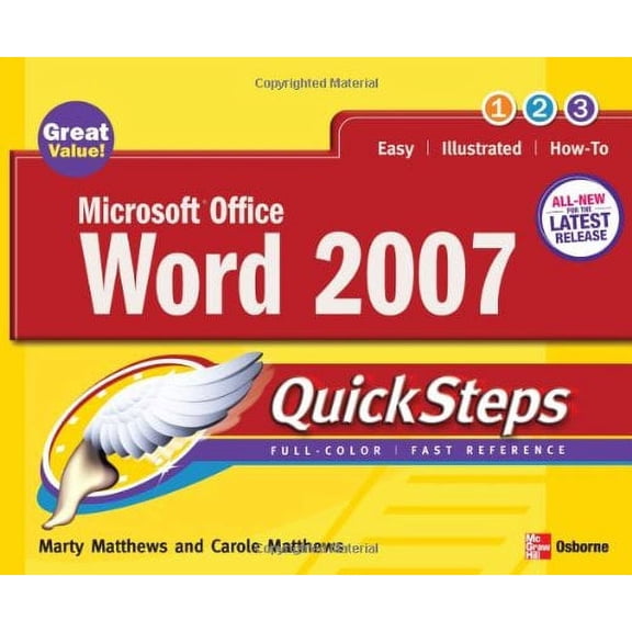 Pre-Owned Microsoft Office Word Quicksteps (Paperback) 0071482997 9780071482998