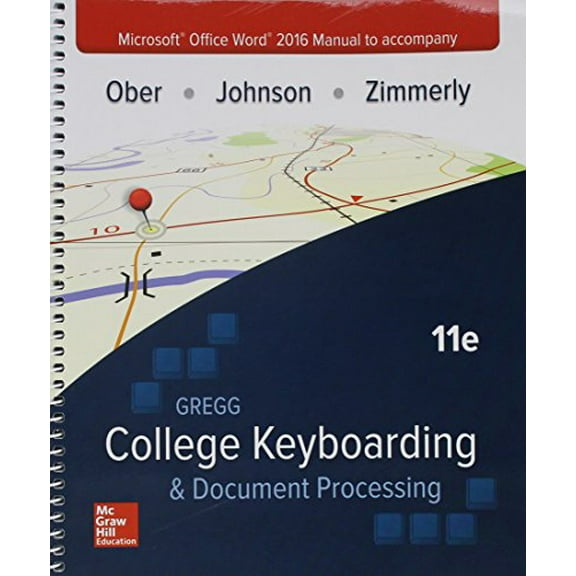 Pre-Owned Microsoft Office Word 2016 Manual for Gregg College Keyboarding & Document Processing (GDP) (Unknown) 1259907937 9781259907937