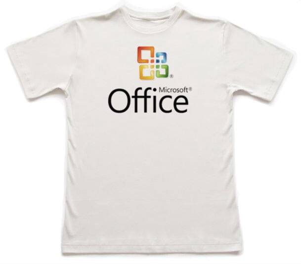Microsoft Office excel powerpoint tshirt