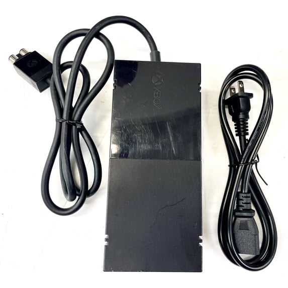 Pre-Owned Microsoft Original Power Supply AC Adapter Replacement Cord Brick for Xbox One (Black) (Good)