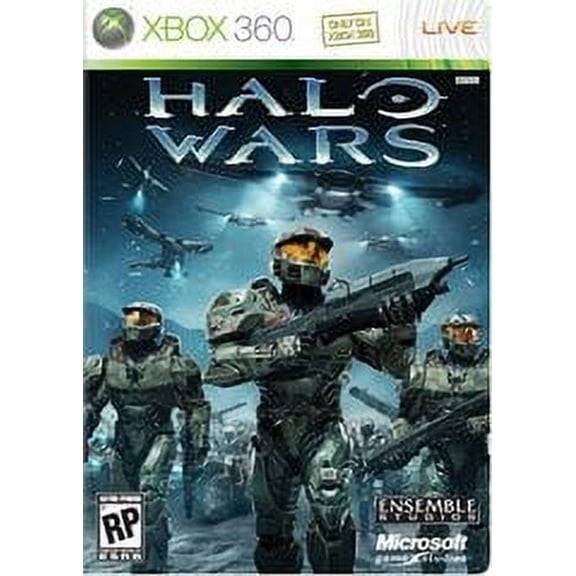 Pre-Owned Microsoft, , Physical/Xbox 360, Halo Wars Game, Real-Time Strategy, Parental Controls, 4 Offline Players