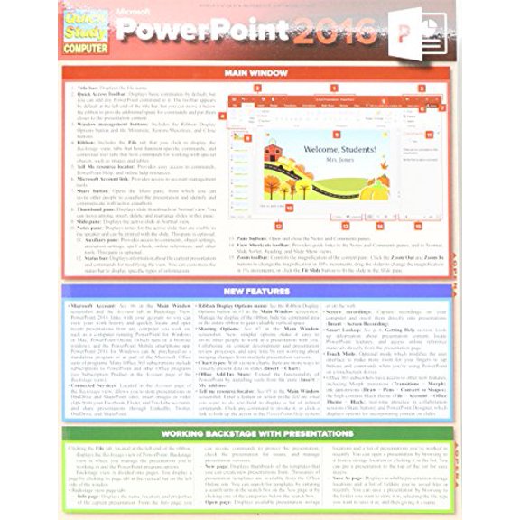 Pre-Owned Microsoft Powerpoint 2016 (Quick Study Computer) Paperback