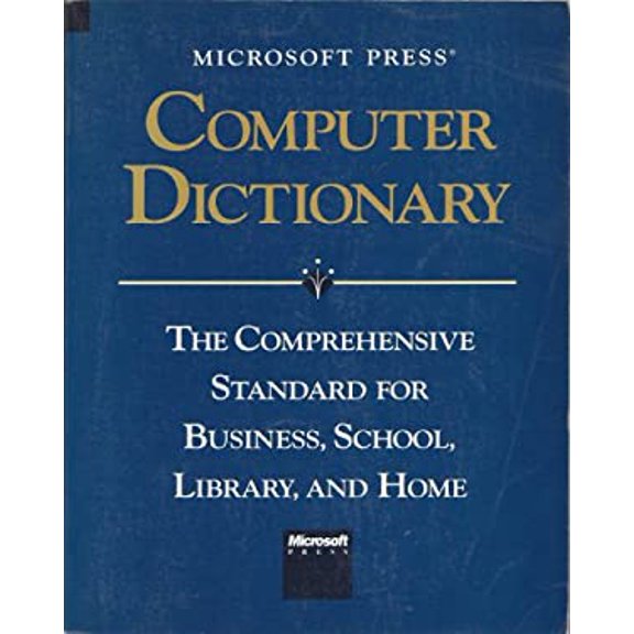 Pre-Owned Microsoft Press Computer Dictionary Paperback Microsoft Corporation