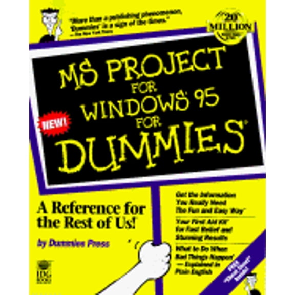 Pre-Owned Microsoft Project for Dummies (Paperback) 0764500848 9780764500848