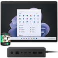 thumbnail image 1 of Microsoft QEZ00018 Surface Pro 9 13" Touch Tablet, Intel i5, 8GB/256GB, Graphite Bundle with Microsoft Surface Dock 2 and 1 YR CPS Enhanced Protection Pack, 1 of 11