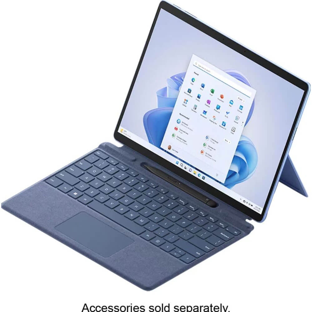 Microsoft QEZ00035 13 inch Surface Pro 9 Laptop - Touchscreen - Intel Evo  i5 - 8GB/256GB - Sapphire