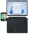 thumbnail image 1 of Microsoft QEZ00035 Surface Pro 9 13" Touch Tablet, Intel i5, 8GB/256GB, Sapphire Bundle with Microsoft Surface Pro Signature Mechanical Keyboard, Black and 1 YR CPS Enhanced Protection Pack, 1 of 11