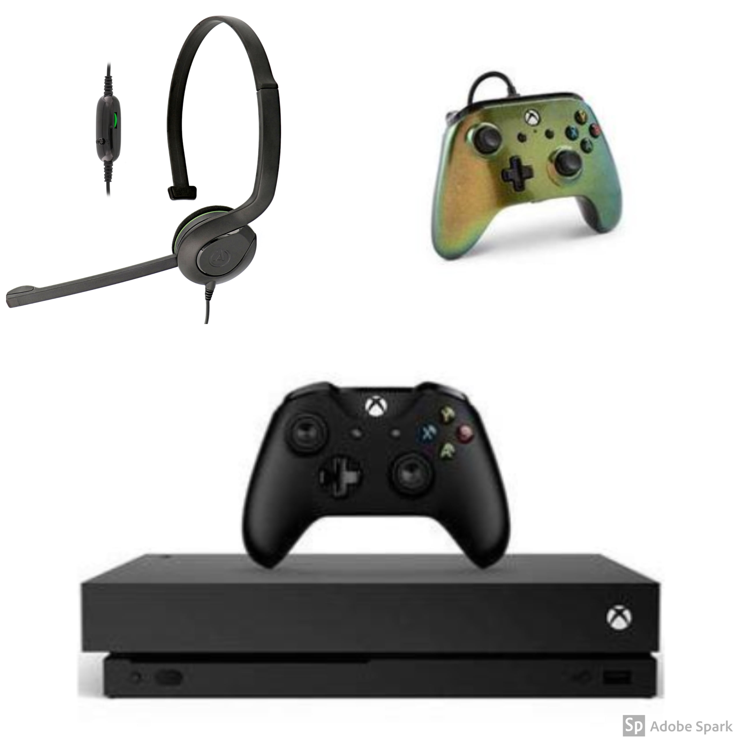 XBox 360 Console With Wireless Controller And Headset Including
