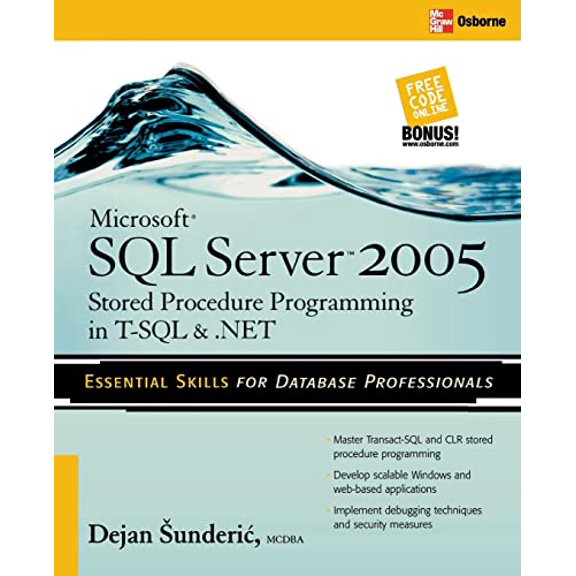 Pre-Owned Microsoft SQL Server 2005 Stored Procedure Programming in T-SQL & .Net (Paperback) 0072262281 9780072262285