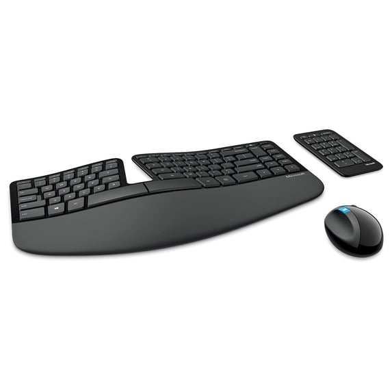 Microsoft Sculpt Ergonomic Desktop Wireless USB Keyboard, Keypad, and Mouse
