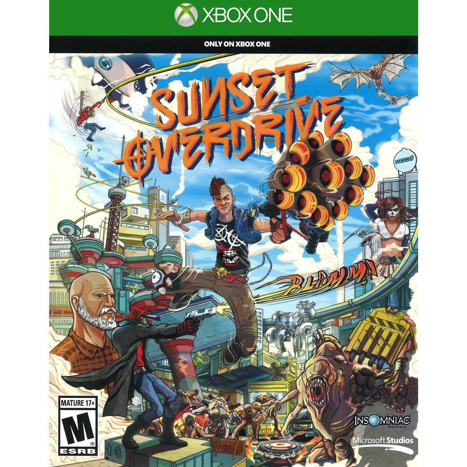 PSN ad uses the font from Xbox One-exclusive Sunset Overdrive