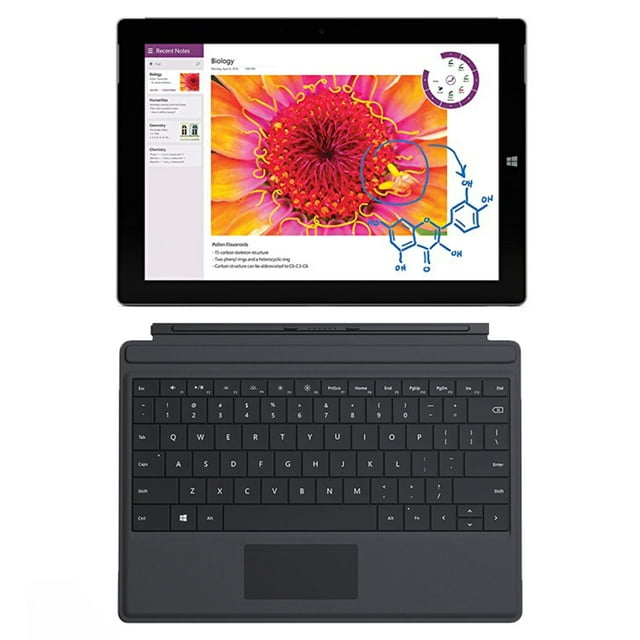 Microsoft Surface 3 10.8" Touchscreen 4GB 128GB SSD WiF i+ 4G LTE Tablet GL4-00009 with Type Cover (Used, Scratches)