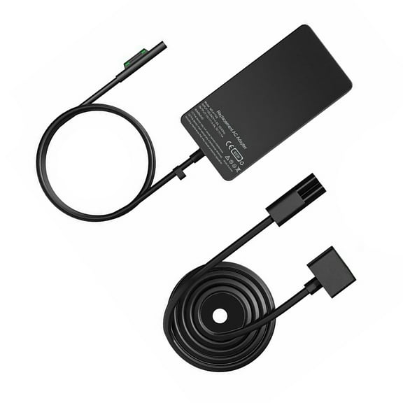 Microsoft Surface 65W Power Supply Charger Fast Charging, USB Port, for Surface Pro Book Laptop