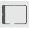 thumbnail image 1 of Microsoft Surface Bumper for Surface Duo Only, Graphite - 1IR-00008, 1 of 2