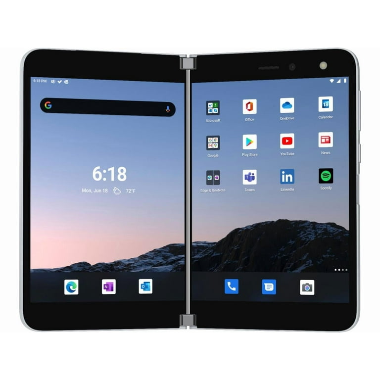 Microsoft Surface Duo 256GB Unlocked - Glacier, Dual-Screen