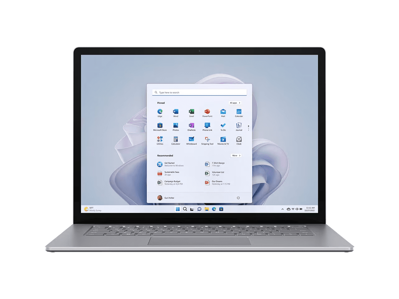 Microsoft Surface Laptop 5 - 13.5" Touchscreen - Intel Core i7-1255U - 16GB RAM - 512GB SSD - Windows 11 Home - Intel Evo Platform - RBG-00001 - Platinum