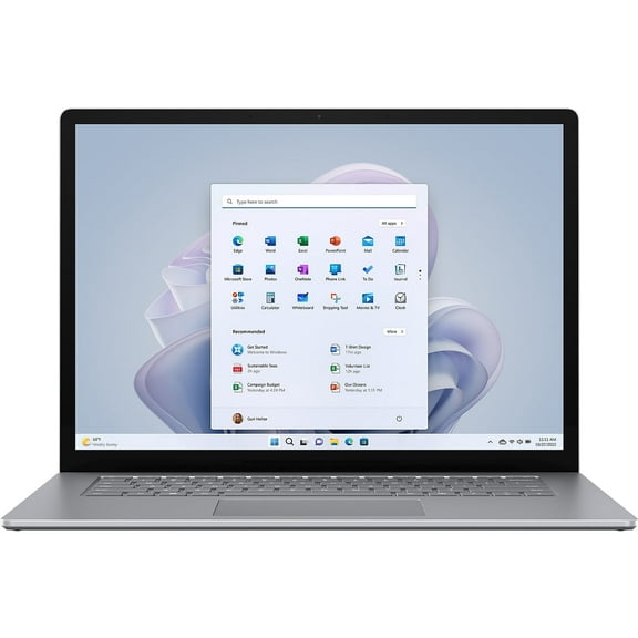 Pre-Owned Microsoft RIP00001 15 inch Surface Laptop 5 - Touchscreen - Intel Core i7 - 1235U - 16GB/512GB - Platinum