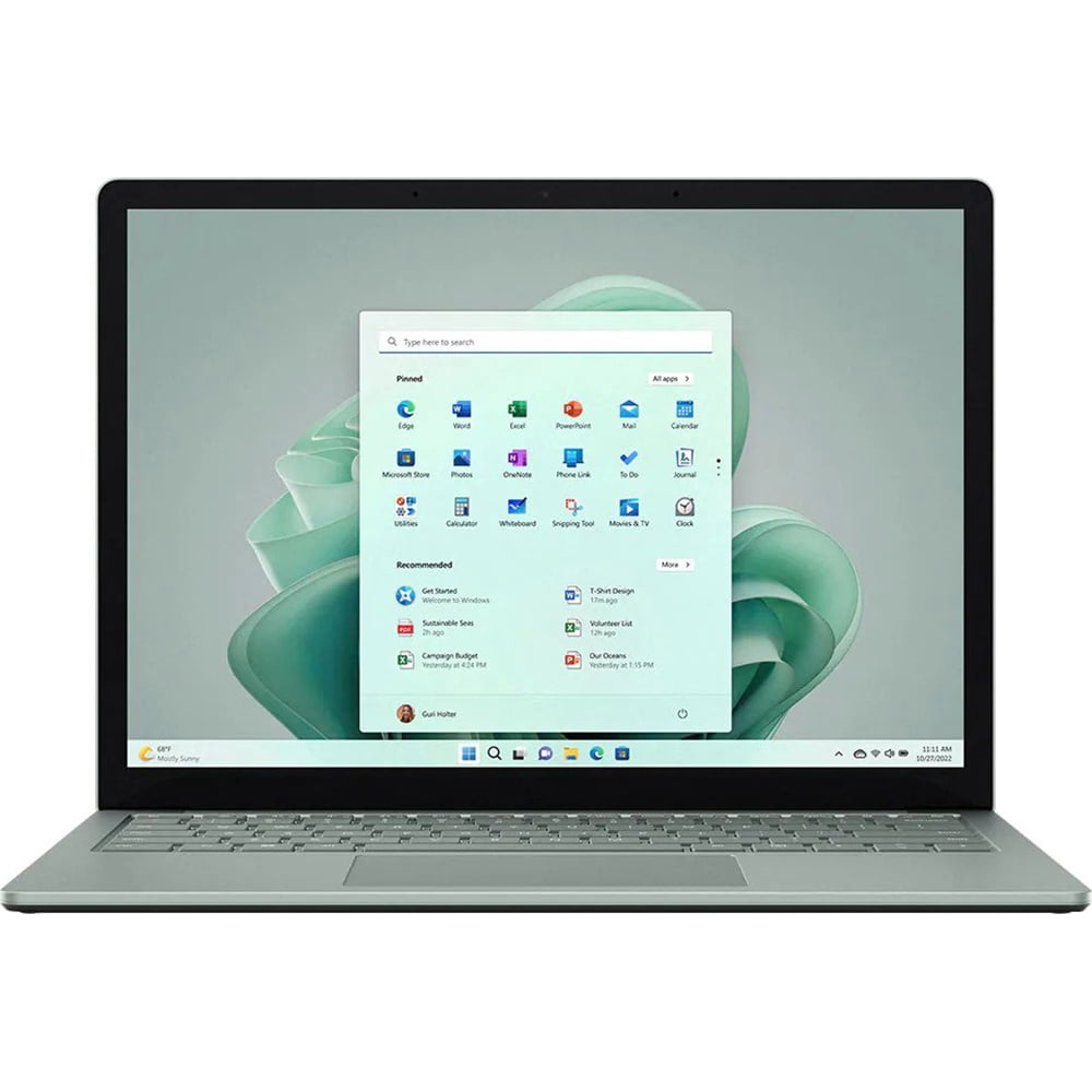 (Open Box) Microsoft Surface Laptop 5 (2022), 13.5" Touch Screen, Thin and Lightweight, Long Battery Life, Intel i5 Processor for Multi-Tasking, 8GB RAM, 512GB Storage with Windows 11, Sage Copilot -
