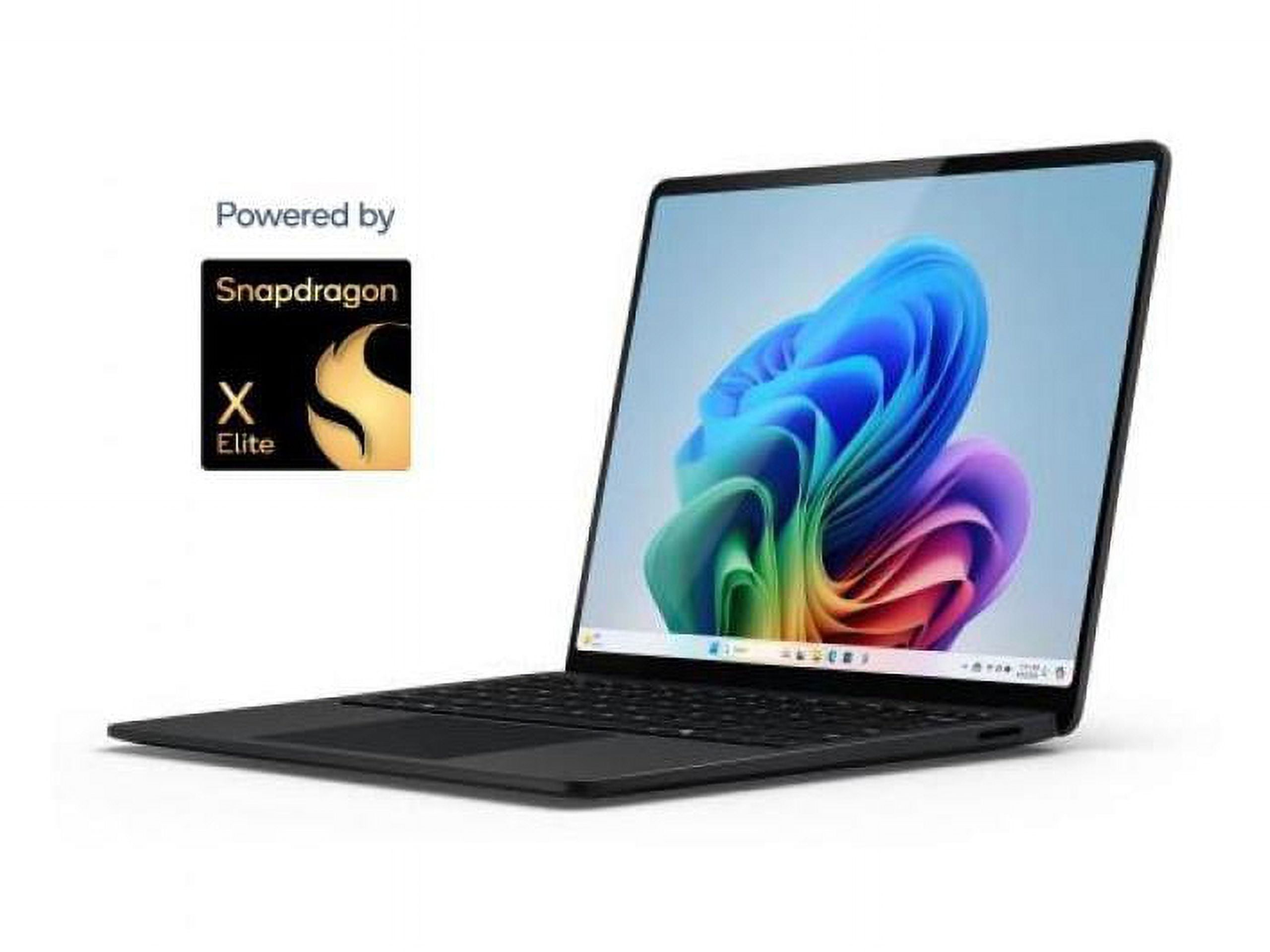 Microsoft Surface Laptop Copilot+ PC (7th Edition) 15" Touchscreen 2496 x 1664 Qualcomm Snapdragon X Elite 32GB RAM 1TB SSD Windows 11 Home - Black