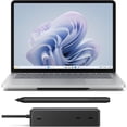 thumbnail image 1 of Microsoft Surface Laptop Studio 2 14.4" Tablet 2-in-1 Laptop 120Hz Intel Core i7-13700H 32GB RAM 1TB SSD NVIDIA GeForce RTX 4050 6GB Platinum + Microsoft Surface Pen Charcoal + Microsoft Surface Do..., 1 of 1
