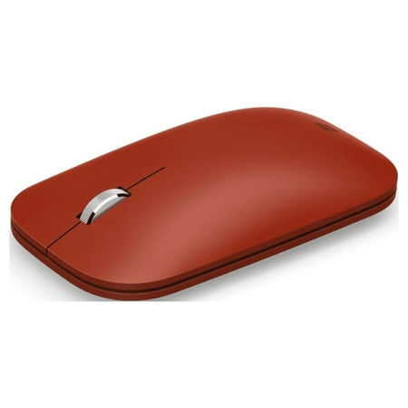 Microsoft - Surface Mobile Wireless Optical Ambidextrous Mouse - Poppy Red