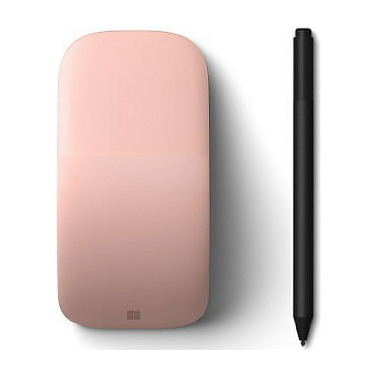 Microsoft Surface Pen Charcoal+Surface Arc Mouse Soft Pink ...