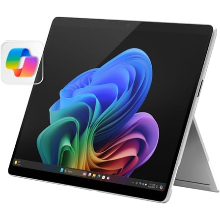 Microsoft Surface Pro 2-in-1 Laptop/Tablet (2024), Windows 11 Copilot+ PC, 13" Touchscreen OLED Display, Snapdragon X Elite (12 Core), 16GB RAM, 1TB Storage, Platinum