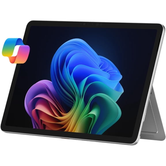 Microsoft Surface Pro 2-in-1 Laptop/Tablet (2025), Windows 11 Copilot+ PC, 12" Touchscreen Display, Snapdragon X Plus (8 Core), 16GB RAM, 512GB Storage, Platinum