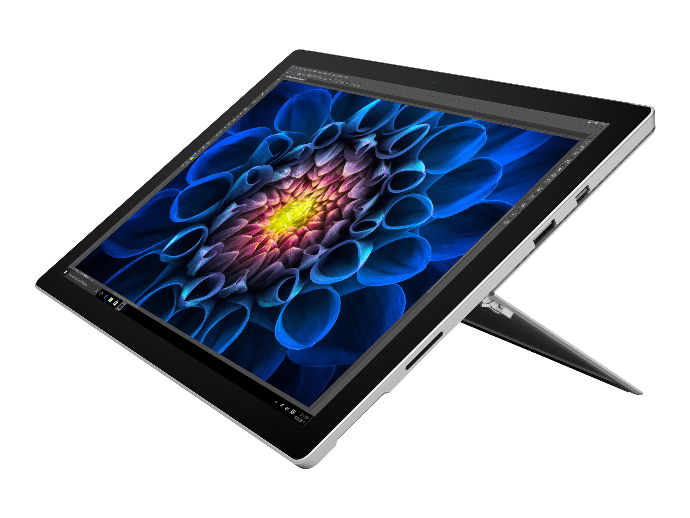 Microsoft Surface Pro 4 - Tablet - Core i7 6650U / 2.2 GHz - Win 10 Pro 64-bit - 16 GB RAM - 512 GB SSD - 12.3" touchscreen 2736 x 1824 - Iris Graphics 540 - Wi-Fi 5 - silver - Used - commercial - image 1 of 6