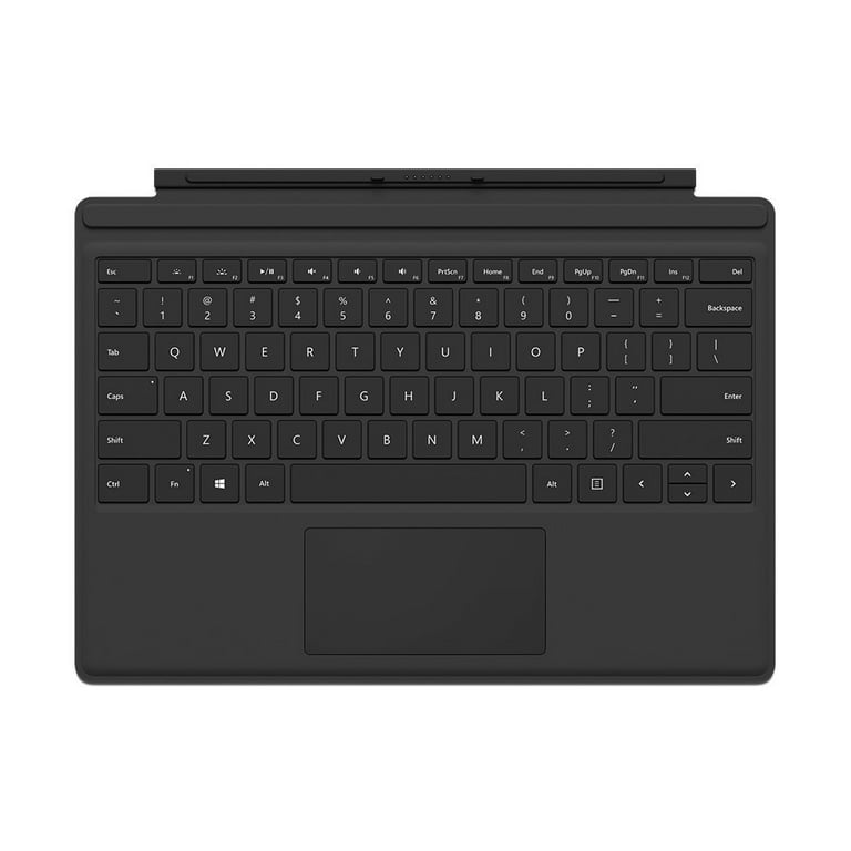 Microsoft Surface Pro 4 Type Cover Black - Walmart.com